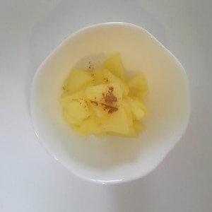 レンジde簡単！林檎のシナモン煮